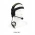 Ear Protection Headset Lightweight Hearing Protector Ear Pads With Headband Safety Ear Protection Safety Earmuffs black