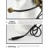 Ear Protection Headset Lightweight Hearing Protector Ear Pads With Headband Safety Ear Protection Safety Earmuffs black