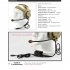 Ear Protection Headset Lightweight Hearing Protector Ear Pads With Headband Safety Ear Protection Safety Earmuffs black