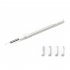 Ear Wax Removal Tool Ear Cleaner with Camera Earwax Remover Picker with 4 Ear Scoops 6 LED Light W1 White
