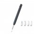 Ear Wax Removal Tool Ear Cleaner with Camera Earwax Remover Picker with 4 Ear Scoops 6 LED Light W1 Black