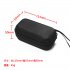 Earbud Headphones Case Bluetooth Headset Travel Carrying Case for Apple AirPods 1 2 black
