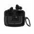 Earbuds Case Cover Compatible For Studio Buds  Wireless Earphone Protector Shock Proof Cover With Carabiner black