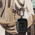Earbuds Case Cover Compatible For Studio Buds  Wireless Earphone Protector Shock Proof Cover With Carabiner black