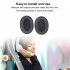 Earpads Replacement Ear Pads Cushions Cover Earmuff Sponge Sleeve Compatible For Sony sony Wh xb900n Headphone black