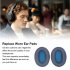 Earpads Replacement Ear Pads Cushions Cover Earmuff Sponge Sleeve Compatible For Sony sony Wh xb900n Headphone black