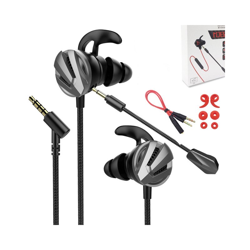 Earphone Gamer Hearing Helmets For Pubg PS4 CSGO Casque Games Headset With Mic Gamer Earphones Gun-color