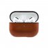 Earphone Protective Case for AirPods Pro Smooth Surface Dustproof 360   Full Protection Headset Leather Storage Bag black