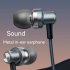Earphones Copper Ring Speaker Digital Decoding Type C Wired Headset for Huawei Samsung iPad Pro Titanium color bagged