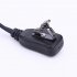 Earpiece Headset 2 Pin PTT Mic Earphone Compatible For GP88 CP040 GP2000 GP3688 GP68 Headphone Walkie Talkie black