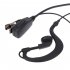 Earpiece Headset 2 Pin PTT Mic Earphone Compatible For GP88 CP040 GP2000 GP3688 GP68 Headphone Walkie Talkie black