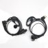 Earpiece Headset 2 Pin PTT Mic Earphone Compatible For GP88 CP040 GP2000 GP3688 GP68 Headphone Walkie Talkie black