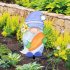 Easter Dwarf Radish Acrylic Yard Stakes Strong Weather Resistant Yard Signs For Outdoor Patio Lawn Decorations as shown in the picture