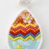Easter Earrings For Women Colorful Egg Shape Hand woven Beaded Earrings Jewelry Accessories For Girls Gifts E69066 color