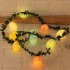 Easter Egg String Lights Colorful Cracked Shell Eggs Green Leaf Rattan String Lights Easter Day Decoration 1 5m 10 lights 2 x batteries