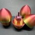 Easter Eggs 3D Printed Easter Surprise Eggs Creative Funny Middle Finger Easter Egg Ornament Easter Theme Favor For Home Office Desktops Decoration C red 6 x 12