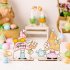 Easter Gnome Wooden Ornament Desktop Sculpture Ornament Home Decorate Crafts Easter Decoration Supplies Shower