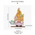 Easter Gnome Wooden Ornament Desktop Sculpture Ornament Home Decorate Crafts Easter Decoration Supplies Raise a fork