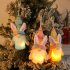 Easter Handmade Faceless Doll Hanging Ornaments With Lights Easter Decoration Supplies Home Decor pink