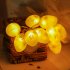 Easter Lights String  Easter Egg Lights With 3 Modes  Transparent Battery Box  Led Light Waterproof Egg String Lights Decorations For Garden  Door  Window 3 met