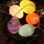 Easter Lights String, Easter Lights With IP42 Waterproof Battery Box, Led Light Pastel Egg String Lights Decorations For Easter Party Fireplace Colorful color system
