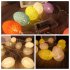 Easter Lights String  Easter Lights With IP42 Waterproof Battery Box  Led Light Pastel Egg String Lights Decorations For Easter Party Fireplace White and yellow