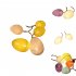Easter Lights String  Easter Lights With IP42 Waterproof Battery Box  Led Light Pastel Egg String Lights Decorations For Easter Party Fireplace White and yellow