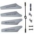 Eastvita Full Set Replacement Parts for Syma S111g  including Main Blades  Tail Blade  Balance Bar  Spare Main Grips  Connect Buckle