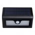 Easy to install solar powered outdoor LED security light with motion detection that offers three different modes of security  