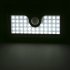 Easy to install solar powered outdoor LED security light with motion detection that offers three different modes of security  