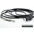 EasyRecord     USB Guitar Cable  Plug and Play   a brilliantly simple and effective device for easy music recording and editing  