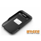 Eco friendly iPhone gadget to charge your iPhone   With this new iPhone solar battery charger and case holder  the protective case also becomes a battery 