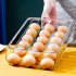 Egg Holder Automatic Rolling Egg Holder Rolling Egg Holder Dispenser Automatically Refrigerator Rolling Egg Container Space Saving Egg Holders Tray For Refriger