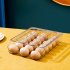 Egg Holder Automatic Rolling Egg Holder Rolling Egg Holder Dispenser Automatically Refrigerator Rolling Egg Container Space Saving Egg Holders Tray For Refriger