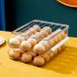 Egg Holder Automatic Rolling Egg Holder Rolling Egg Holder Dispenser Automatically Refrigerator Rolling Egg Container Space Saving Egg Holders Tray For Refriger