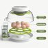 Egg Incubators with Automatic Temperature and Humidity Control  360   Clear Egg Candler Egg Flipper 12 Dual Batteries