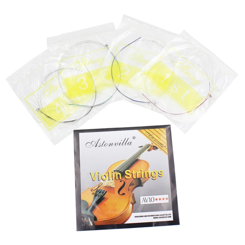 4 Pcs/set Violin Strings E-A-D-G Exquisite Stringed Musical Instrument Parts Accessories 