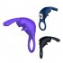 Elastic Delay Ring Vibrating Cock Stretchy Intense Clit Stimulation 10 Modes Couple Sexy Toy Premature Ejaculation Lock Vibrator Purple