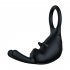 Elastic Delay Ring Vibrating Cock Stretchy Intense Clit Stimulation 10 Modes Couple Sexy Toy Premature Ejaculation Lock Vibrator blue