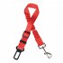 Elastic Reflective Safety Rope Traction Belt for Pet Dogs Supplies Car Seat red