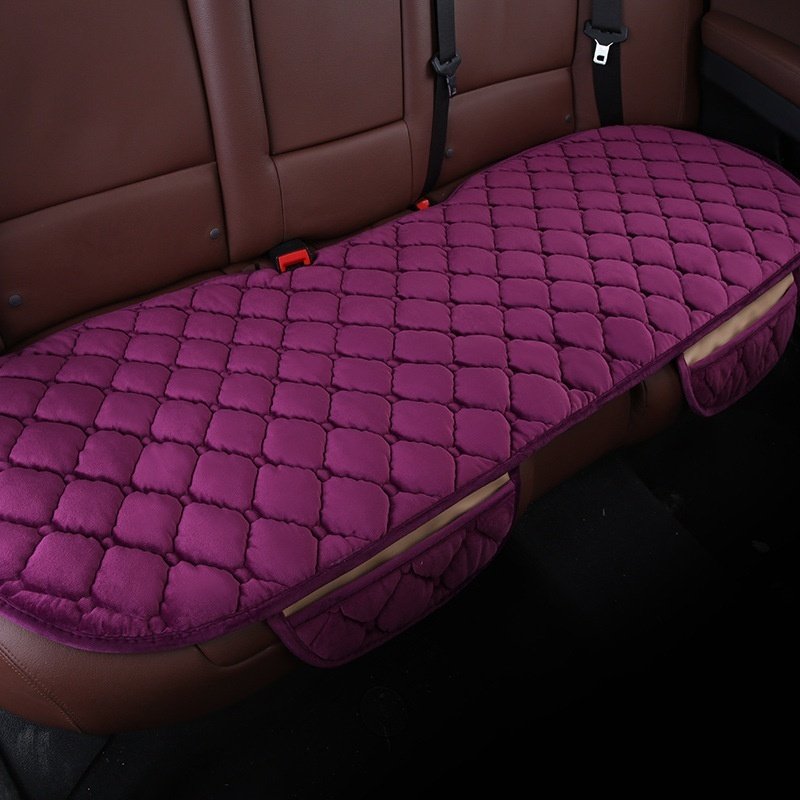 Purple Elasticity Comfortable Car Rear Cushio