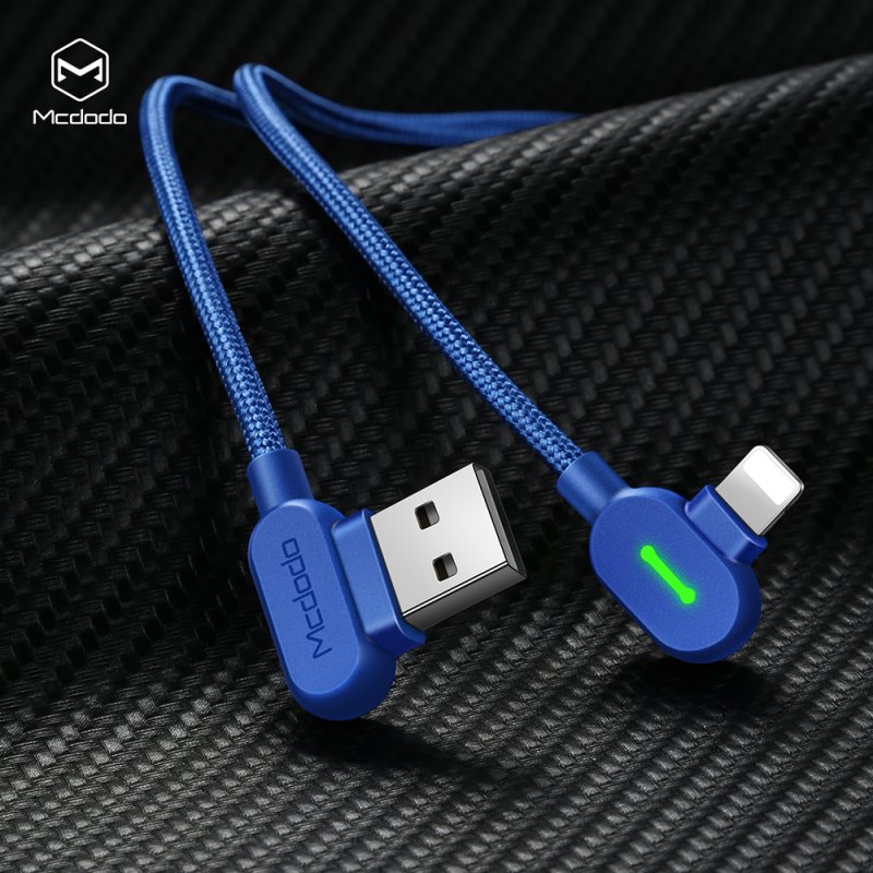 Mcdodo Buttom 8 Pin Charging Game Cable-Blue