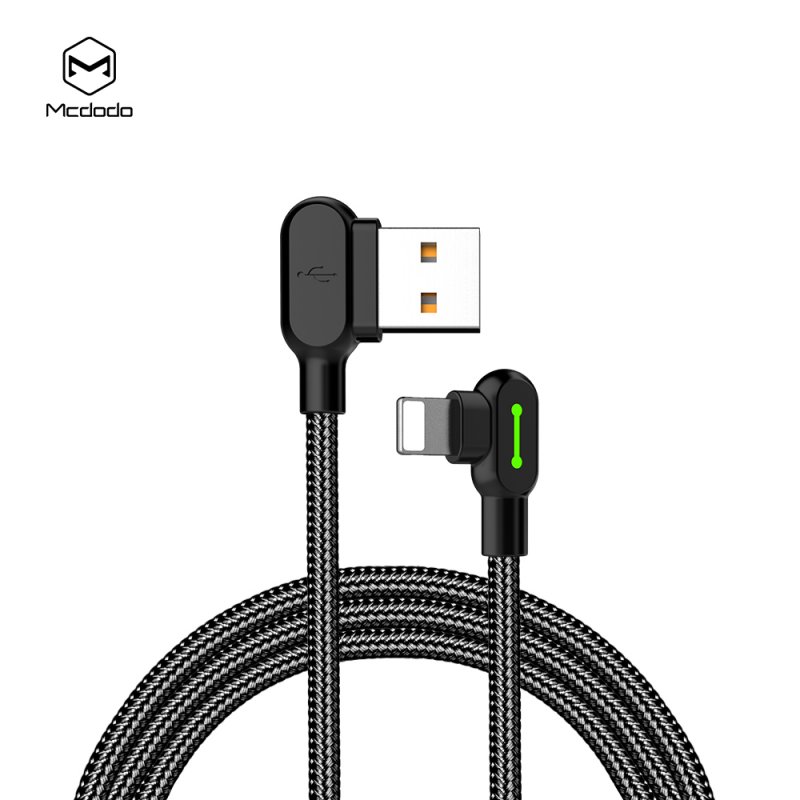 Mcdodo Buttom 8 Pin Charging Game Cable-Black