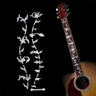 Electric Acoustic Guitar Stickers Inlay Decal Ultra Thin Fretboard Sticker for Guitar Accessories Silver