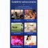 Electric Air Drum Set With Drumsticks Audio Adapter Pedals Audio Cable Electronic Drums Set Portable Drum Machine blue