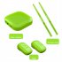 Electric Air Drum Set With Drumsticks Audio Adapter Pedals Audio Cable Electronic Drums Set Portable Drum Machine green