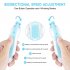 Electric Baby Nail Trimmer With Led Front Light 6 Grinding Pads Multi functional Adjustable Nail Polishing Care Clippers blue