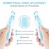 Electric Baby Nail Trimmer With Led Front Light 6 Grinding Pads Multi functional Adjustable Nail Polishing Care Clippers green
