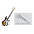 Electric Bass Guitar with Single Pickup  21 Frets and Basswood finish   This is the perfect bass guitar for beginners or use it as a practice instrument
