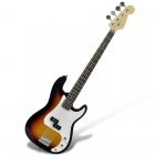 Electric Bass Guitar with Single Pickup  21 Frets and Basswood finish   This is the perfect bass guitar for beginners or use it as a practice instrument